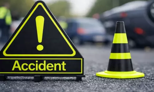 सड़क हादसे में हेड कॉन्स्टेबल की मौत: लॉरी ने मारी टक्कर