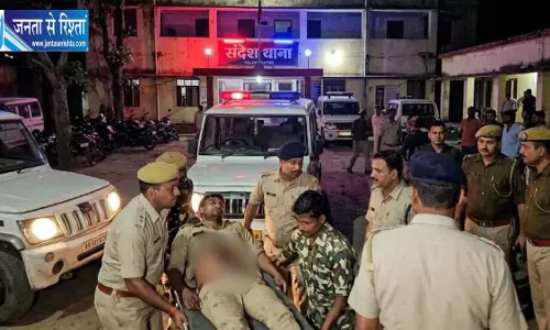भोजपुर में थाने के अंदर फायरिंग, होमगार्ड जवान घायल