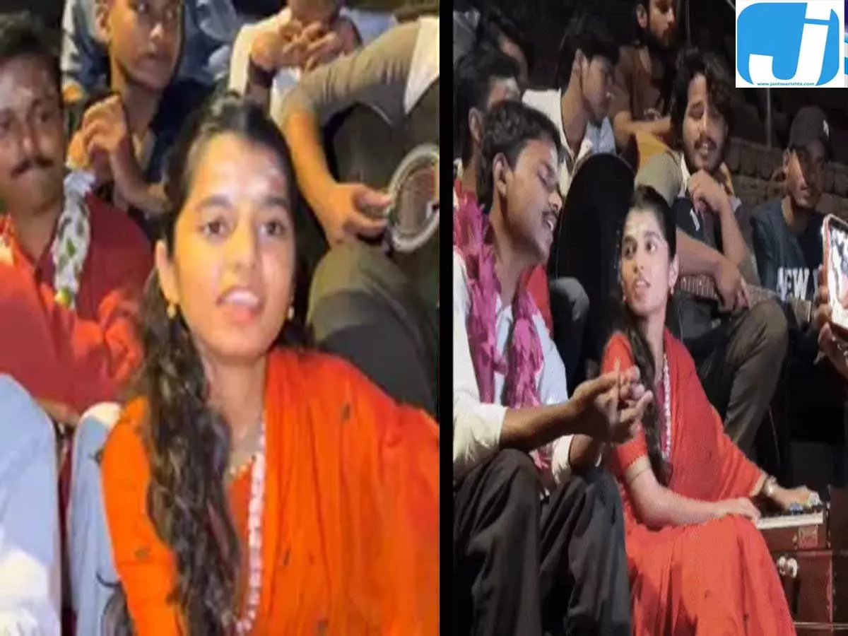 गंगा घाट पर सजी सुरों की महफिल, मैथिली ठाकुर ने बांधा समां गंगा घाट पर सजी सुरों की महफिल, मैथिली ठाकुर ने बांधा समां