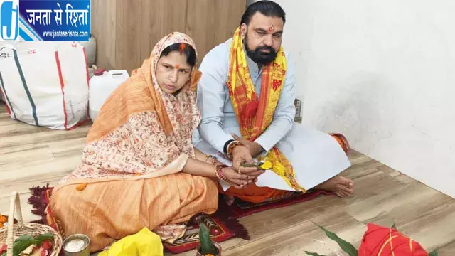 शारदीय नवरात्र का शुभारंभ, CM सम्राट चौधरी ने पत्नी संग की कलश स्थापना, मां दुर्गा से मांगा आशीर्वाद शारदीय नवरात्र का शुभारंभ, CM सम्राट चौधरी ने पत्नी संग की कलश स्थापना, मां दुर्गा से मांगा आशीर्वाद