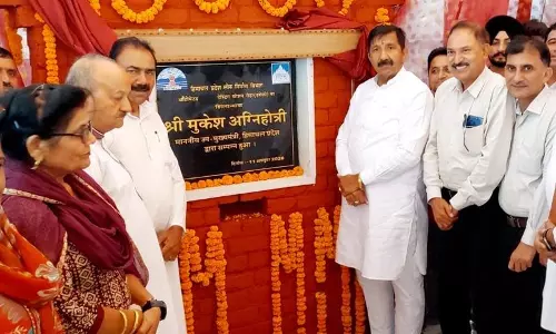 उपमुख्यमंत्री मुकेश अग्निहोत्री ने शिलान्यास किया