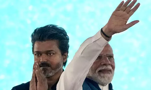 पीएम मोदी के कार्यक्रम में विजय को बताया अगला प्रधानमंत्री, IIT मद्रास में दिखे पोस्टर पीएम मोदी के कार्यक्रम में विजय को बताया अगला प्रधानमंत्री, IIT मद्रास में दिखे पोस्टर