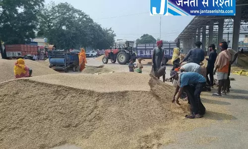 करनाल में धान खरीद प्रभावित, राइस मिलर्स की कमी बनी वजह