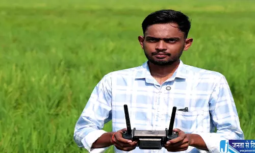 खेती में ड्रोन तकनीक से किसानों को बड़ी राहत
