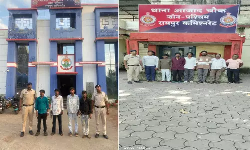 अपराधियों-असामाजिक तत्वों पर रायपुर पुलिस का कड़ा प्रहार