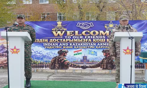 भारत कजाकिस्तान का संयुक्त सैन्य अभ्यास KAZIND 2026 संपन्न भारत कजाकिस्तान का संयुक्त सैन्य अभ्यास KAZIND 2026 संपन्न