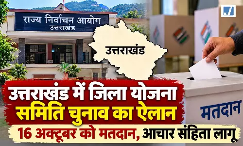 जिला योजना समितियों के सदस्यों के सामान्य निर्वाचन के तहत 16 अक्टूबर को होगा मतदान एवं मतगणना जिला योजना समितियों के सदस्यों के सामान्य निर्वाचन के तहत 16 अक्टूबर को होगा मतदान एवं मतगणना