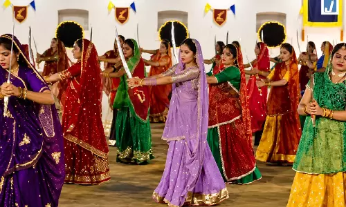 शाही परिवार ने किया तलवार रास का आयोजन, दिखी गुजरात की सांस्कृतिक विरासत