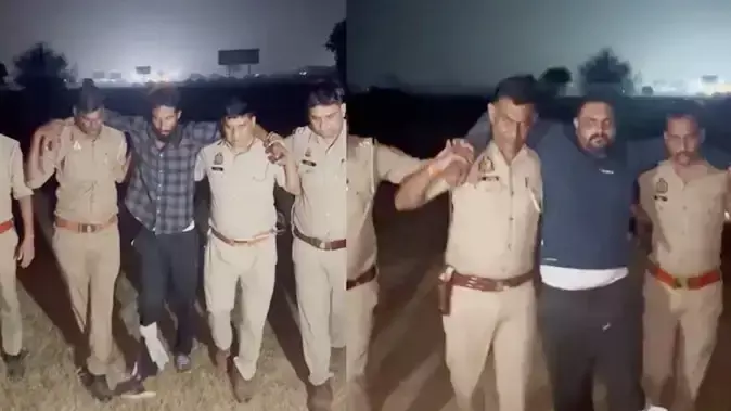राजेश उर्फ राजन केस में मुठभेड़ के दौरान दो बदमाश घायल राजेश उर्फ राजन केस में मुठभेड़ के दौरान दो बदमाश घायल