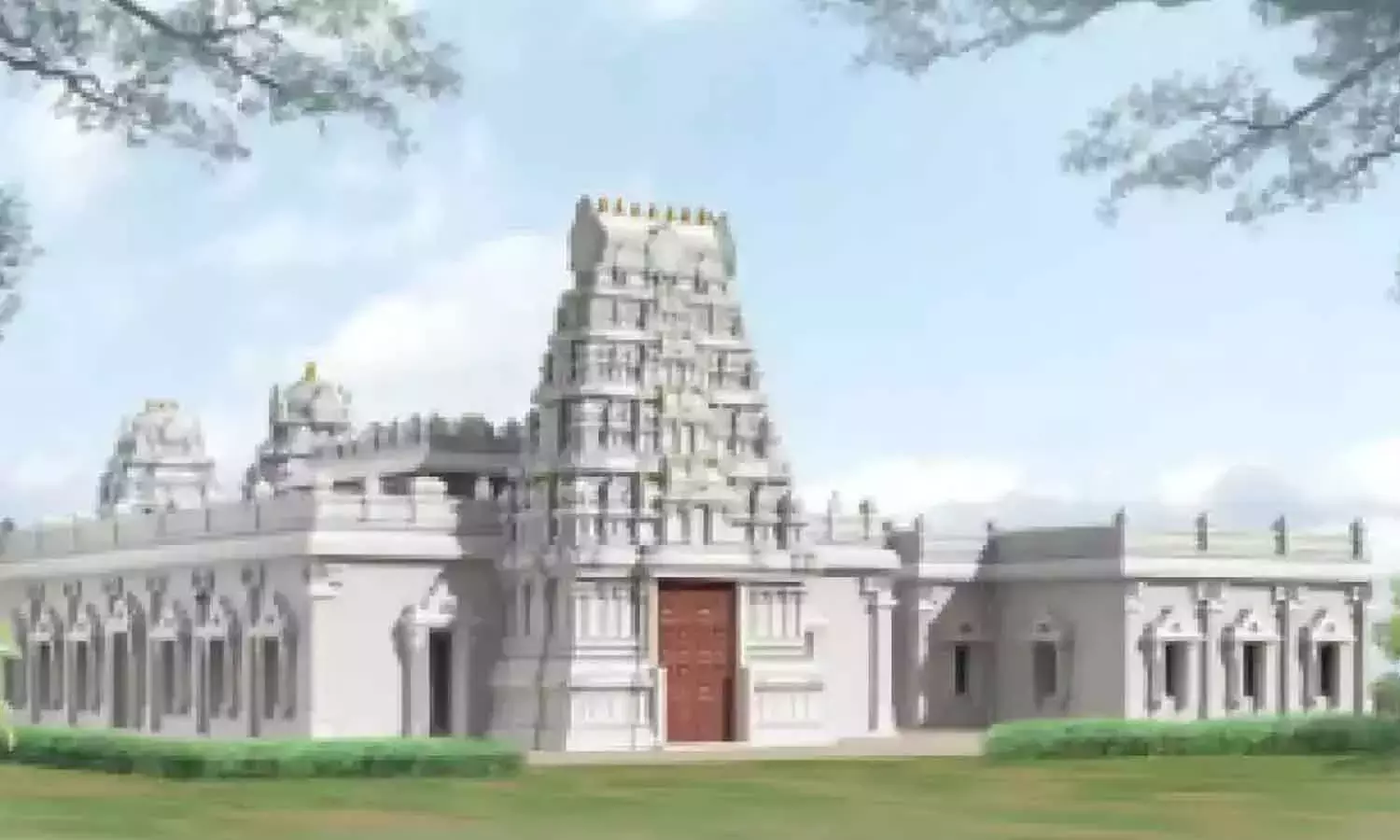 TTD वेंकटेश्वर स्वामी मंदिर का शिलान्यास समारोह TTD वेंकटेश्वर स्वामी मंदिर का शिलान्यास समारोह