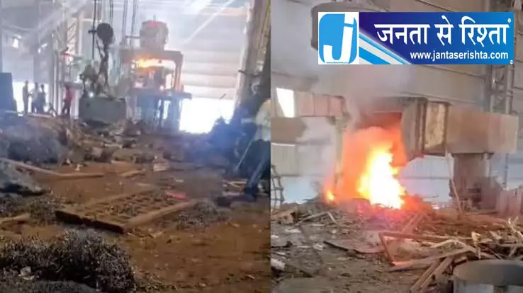 लोहे की रॉड गिरने से दर्दनाक हादसा, मजदूर की मौत लोहे की रॉड गिरने से दर्दनाक हादसा, मजदूर की मौत