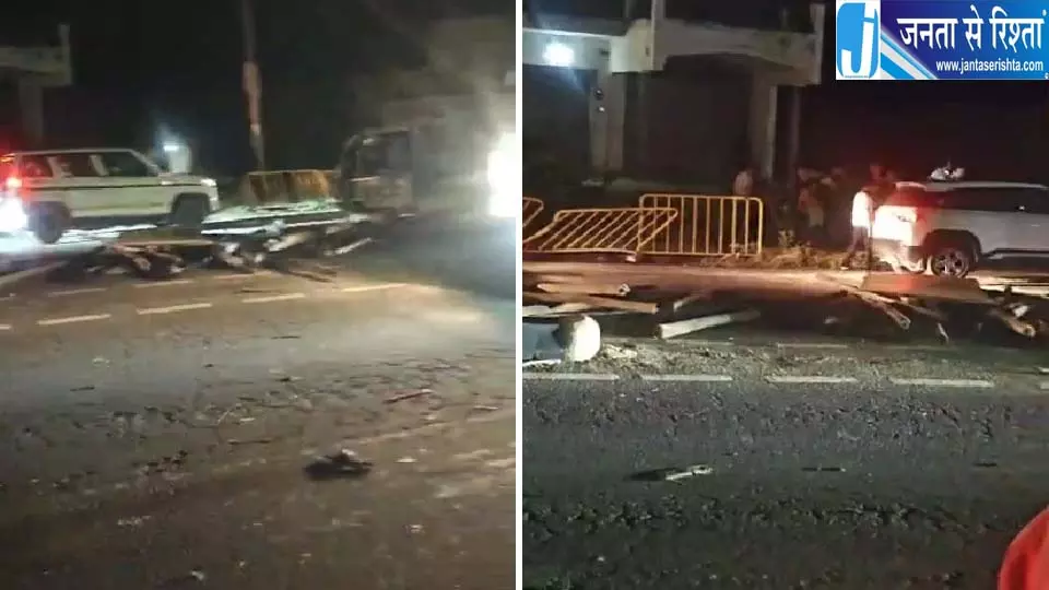 तेज रफ्तार ट्रक ने 4 को रौंदा, 3 की मौत तेज रफ्तार ट्रक ने 4 को रौंदा, 3 की मौत
