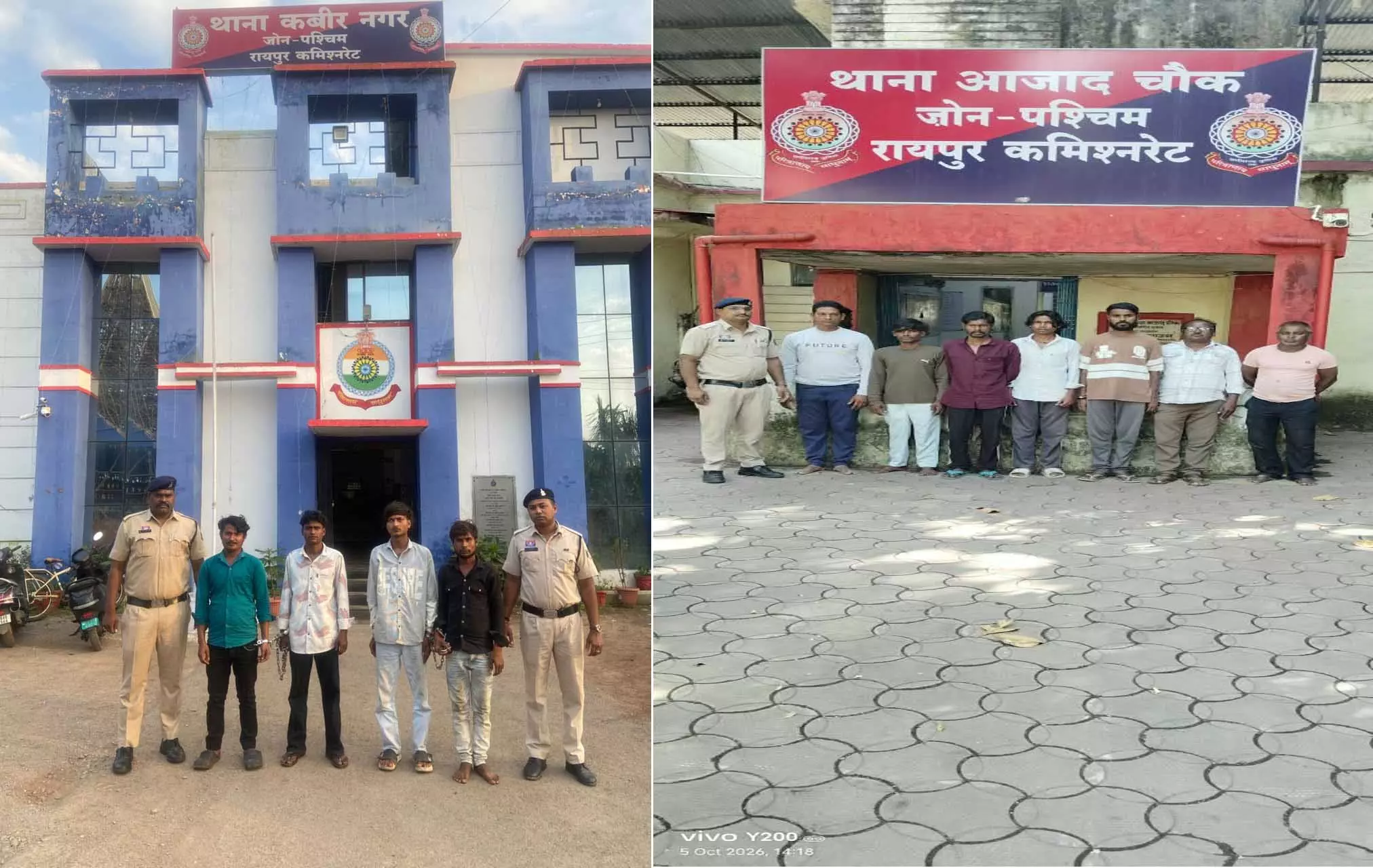 अपराधियों-असामाजिक तत्वों पर रायपुर पुलिस का कड़ा प्रहार अपराधियों-असामाजिक तत्वों पर रायपुर पुलिस का कड़ा प्रहार