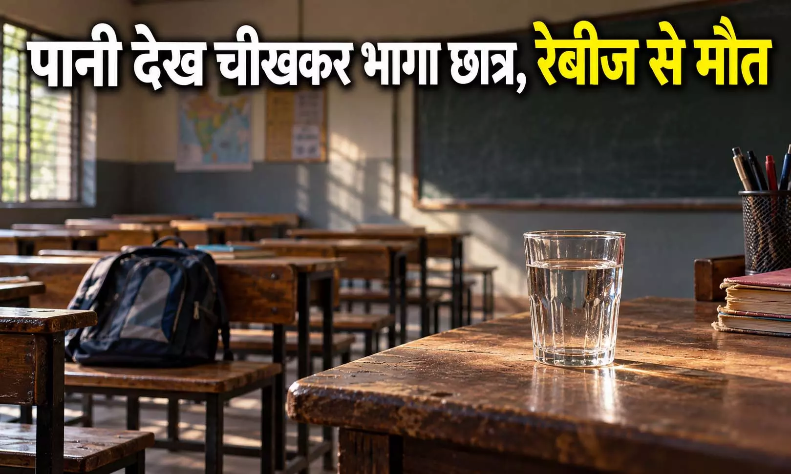पानी देख चीखकर भागा छात्र, रेबीज से मौत पानी देख चीखकर भागा छात्र, रेबीज से मौत