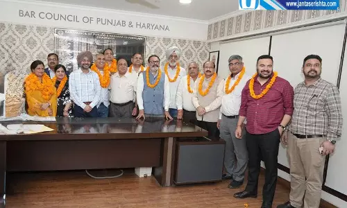 पंजाब-हरियाणा बार काउंसिल को मिला नया अध्यक्ष पंजाब-हरियाणा बार काउंसिल को मिला नया अध्यक्ष