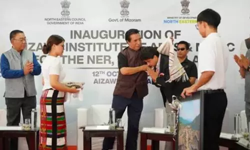 DoNER मंत्री सिंधिया ने मिज़ोरम में 10 नई योजनाओं की नींव रखी