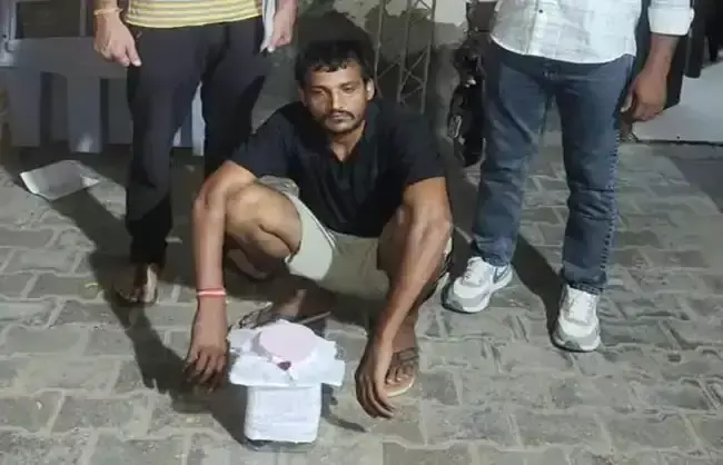 नारनौल में हथियार रखने के आरोप में युवक गिरफ्तार
