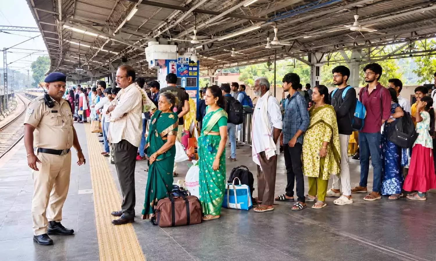 Andhra: SCoR ने प्रमुख स्टेशनों पर भीड़ प्रबंधन के उपायों को मजबूत किया है