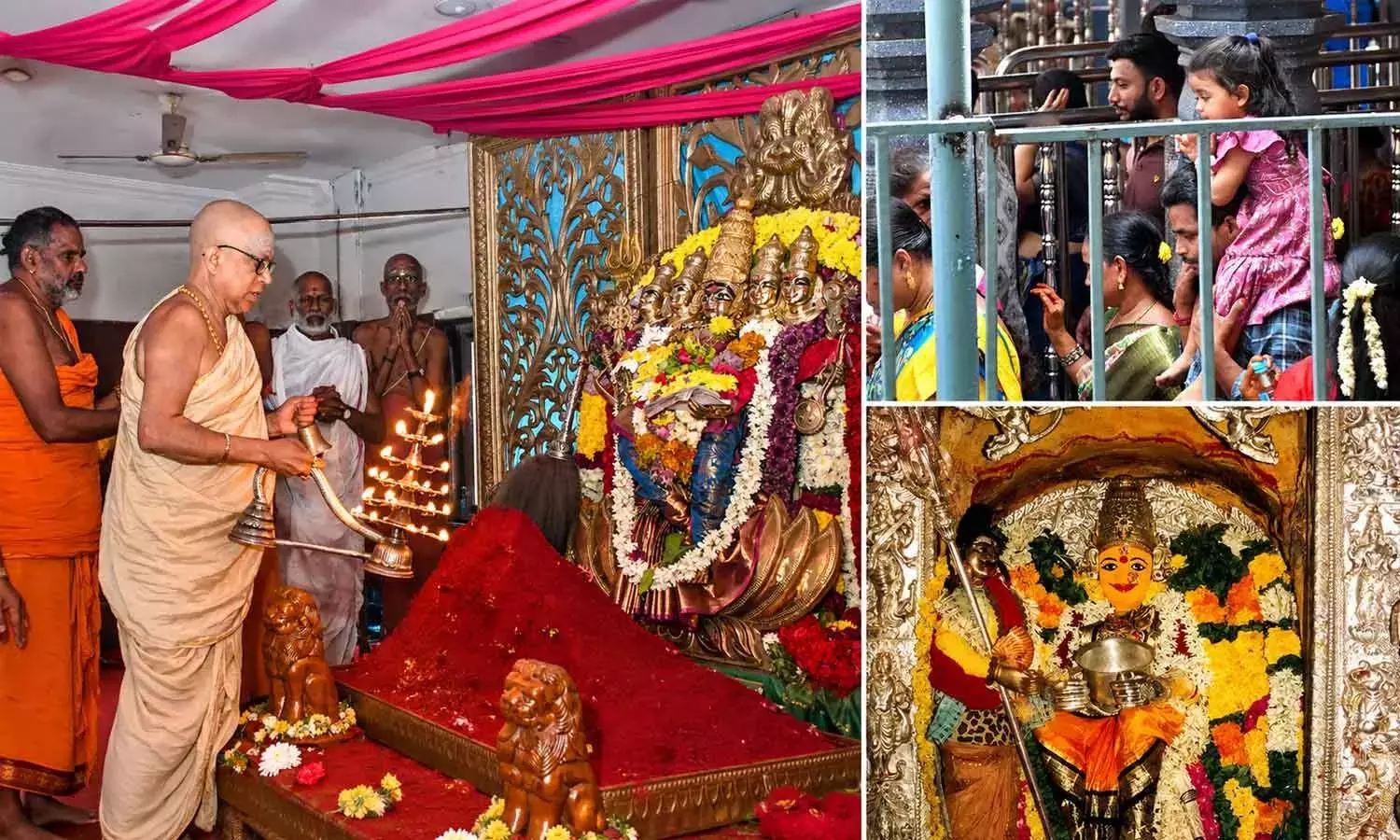 Andhra: दूसरे दिन 1 लाख से ज़्यादा श्रद्धालुओं ने दुर्गा मंदिर के दर्शन किए Andhra: दूसरे दिन 1 लाख से ज़्यादा श्रद्धालुओं ने दुर्गा मंदिर के दर्शन किए