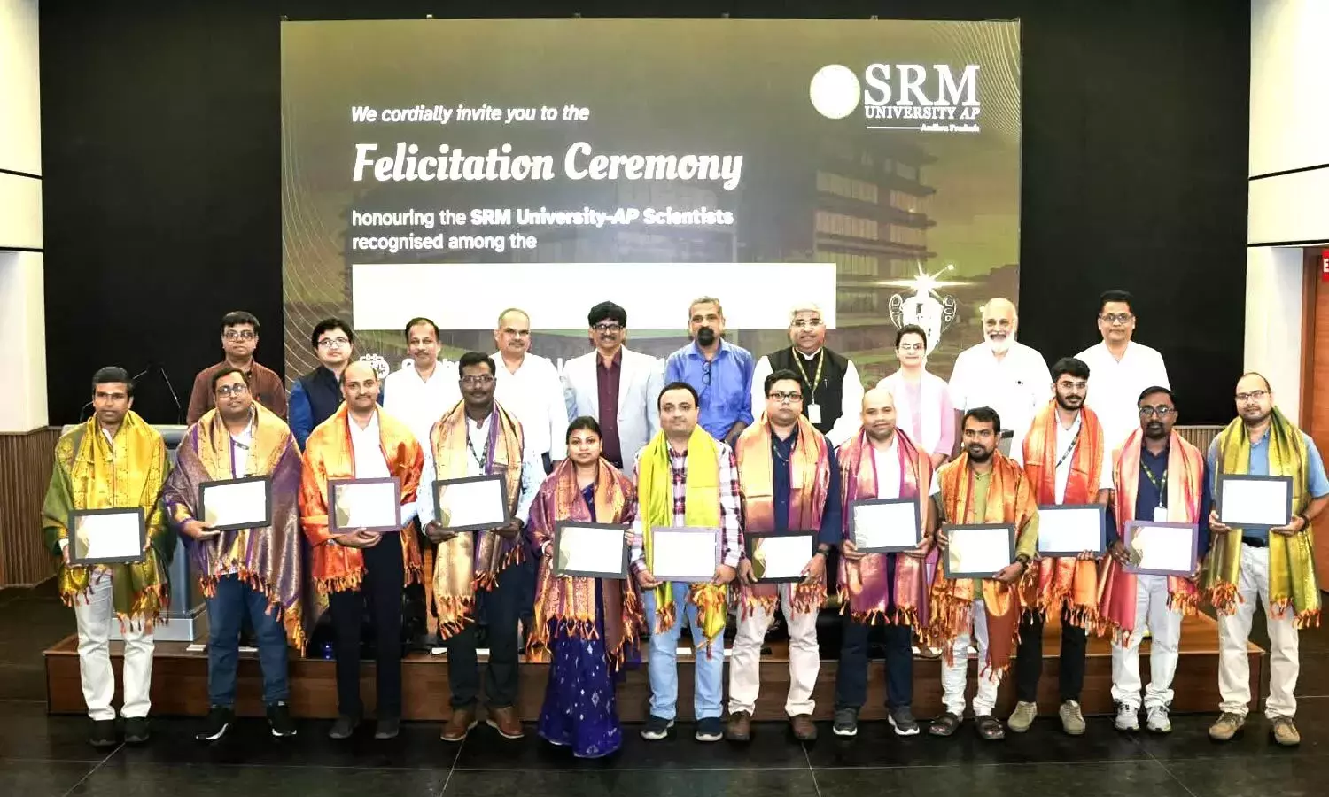 SRM-AP के 20 फैकल्टी सदस्य दुनिया के शीर्ष 2% वैज्ञानिकों में शामिल हैं