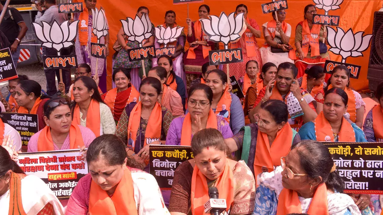 JNU यौन उत्पीड़न मामले पर BJP का विरोध, कांग्रेस सांसद पर कार्रवाई की मांग JNU यौन उत्पीड़न मामले पर BJP का विरोध, कांग्रेस सांसद पर कार्रवाई की मांग