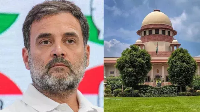 पीएम मोदी पर बयान से जुड़े मानहानि केस में राहुल गांधी को राहत, सुप्रीम कोर्ट ने लगाई सुनवाई पर रोक पीएम मोदी पर बयान से जुड़े मानहानि केस में राहुल गांधी को राहत, सुप्रीम कोर्ट ने लगाई सुनवाई पर रोक