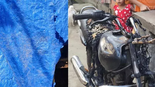 आरा में देर रात उपद्रव, बाइक जलाई, पंडालों में आग लगाने की कोशिश आरा में देर रात उपद्रव, बाइक जलाई, पंडालों में आग लगाने की कोशिश
