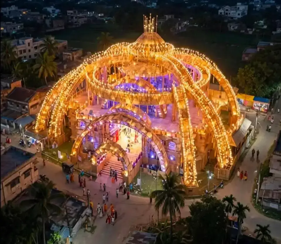 हल्दिया में दुर्गा पूजा की खास तैयारी, 40 हजार एलईडी से जगमगाएगा पंडाल हल्दिया में दुर्गा पूजा की खास तैयारी, 40 हजार एलईडी से जगमगाएगा पंडाल