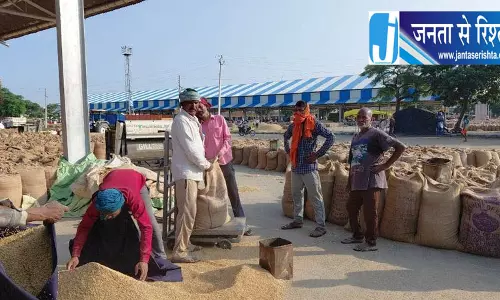 करनाल में धान उठान की रफ्तार धीमी, तकनीकी खराबी बनी वजह