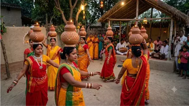 नवरात्र में झिझिया की धूम, देवी आराधना और लोकगीतों से जुड़ी है मिथिला की यह परंपरा नवरात्र में झिझिया की धूम, देवी आराधना और लोकगीतों से जुड़ी है मिथिला की यह परंपरा
