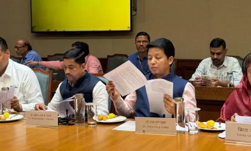 इंद्र हंग सुब्बा जल संसाधन पर संसदीय स्थायी समिति की पहली बैठक में शामिल