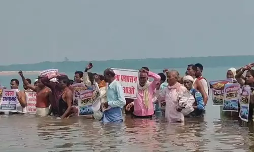 गंगरेल बांध प्रभावितों का जल सत्याग्रह, तीसरे दिन 9 लोगों की बिगड़ी तबीयत