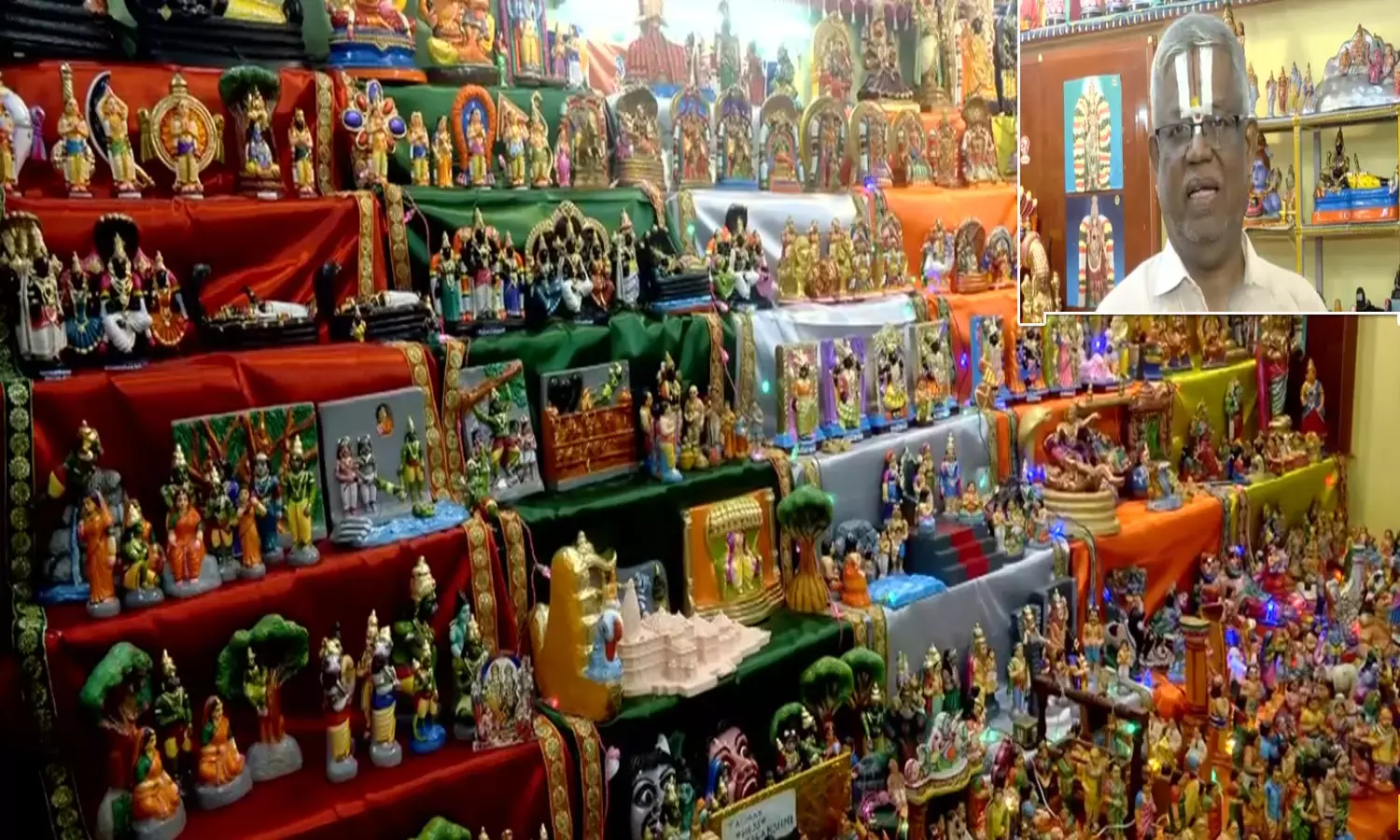 नवरात्रि: मदुरै के एक व्यक्ति ने 25 वर्षों में एकत्रित की गई 5,400 गोलू गुड़ियों का प्रदर्शन किया