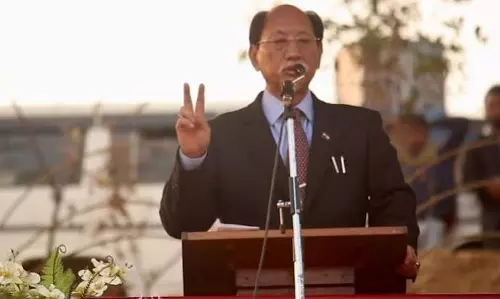 डॉ. टी. एओ ट्रॉफी: मुख्यमंत्री ने स्मारक का किया उद्घाटन डॉ. टी. एओ ट्रॉफी: मुख्यमंत्री ने स्मारक का किया उद्घाटन
