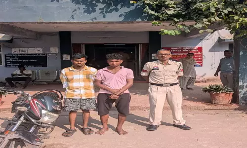 कोरबा में बाइक चोरी करने वाले दो युवक गिरफ्तार कोरबा में बाइक चोरी करने वाले दो युवक गिरफ्तार