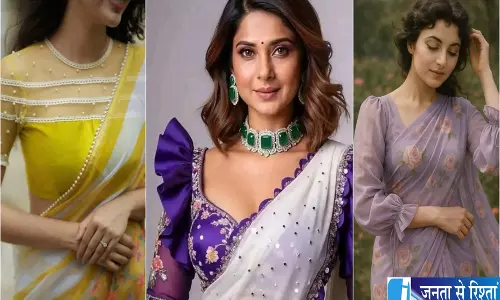 साड़ी की खूबसूरती बढ़ा देंगे ब्लाउज की बाजू के ये 8 स्टाइलिश डिजाइन साड़ी की खूबसूरती बढ़ा देंगे ब्लाउज की बाजू के ये 8 स्टाइलिश डिजाइन