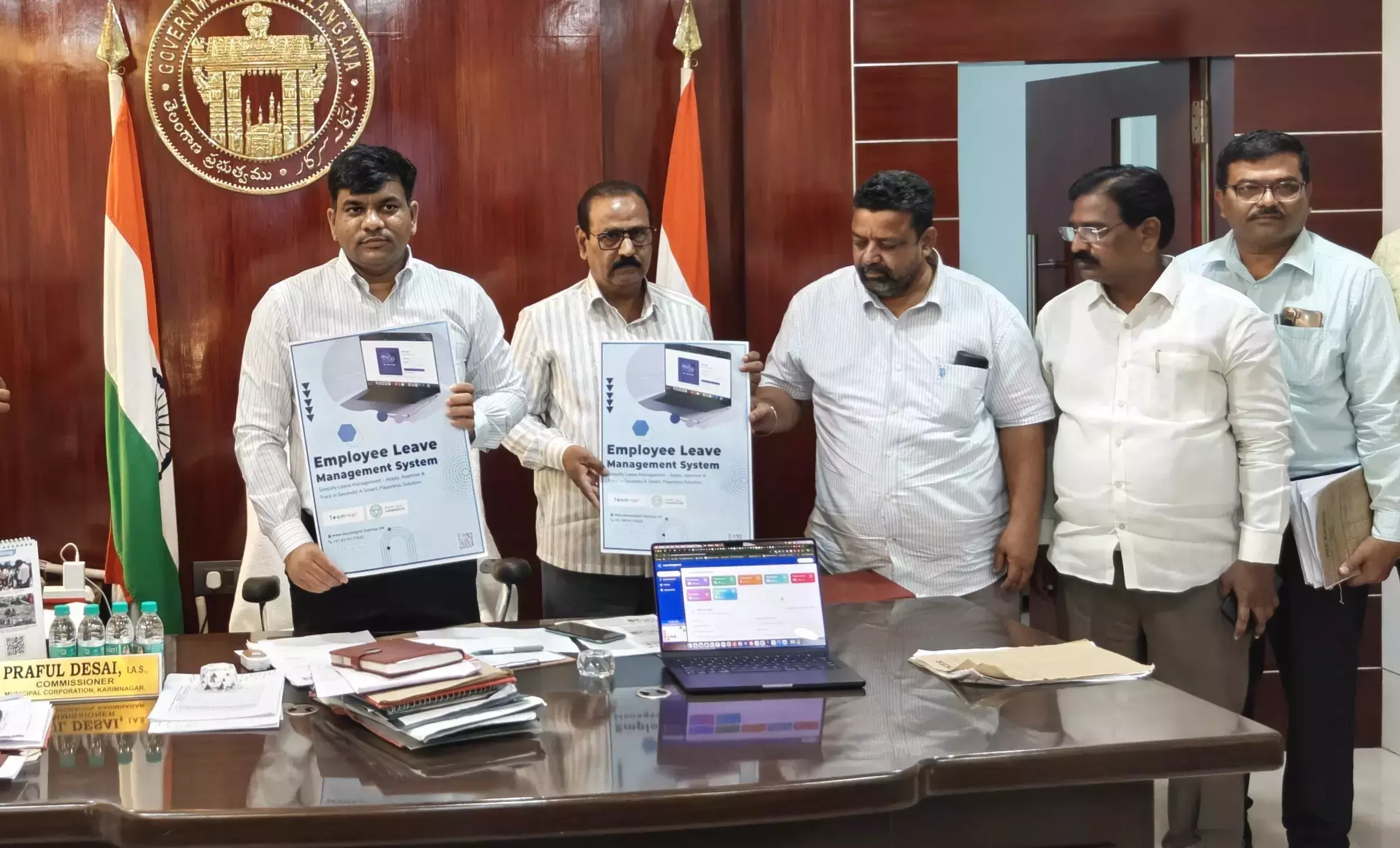 Telangana: करीमनगर नगर निकाय ने कर्मचारियों की छुट्टी के प्रबंधन के लिए डिजिटल प्रणाली अपनाई Telangana: करीमनगर नगर निकाय ने कर्मचारियों की छुट्टी के प्रबंधन के लिए डिजिटल प्रणाली अपनाई