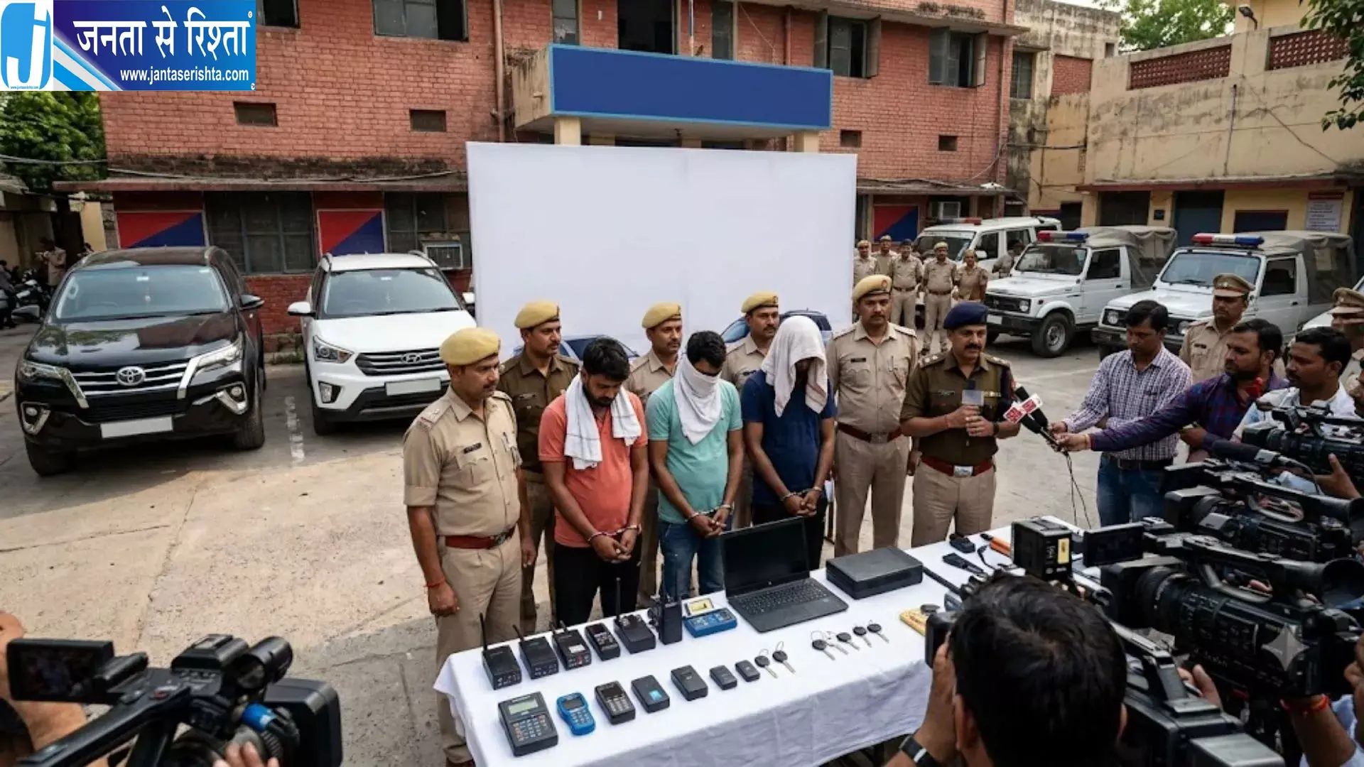 90 सेकंड में SUV गायब, हाईटेक चोर गैंग गिरफ्तार 90 सेकंड में SUV गायब, हाईटेक चोर गैंग गिरफ्तार