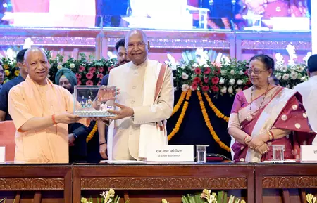 योगी सरकार के कामकाज से प्रभावित हुए पूर्व राष्ट्रपति रामनाथ कोविंद योगी सरकार के कामकाज से प्रभावित हुए पूर्व राष्ट्रपति रामनाथ कोविंद