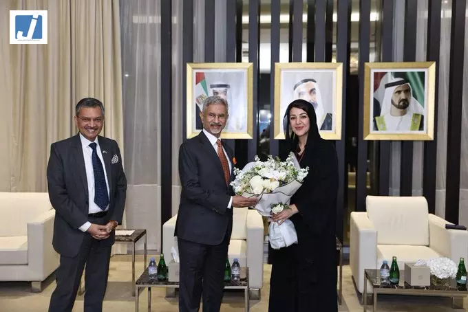 UAE पहुंचे विदेश मंत्री जयशंकर.... UAE पहुंचे विदेश मंत्री जयशंकर....
