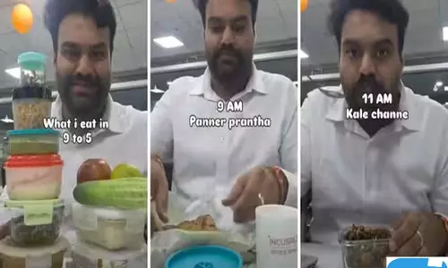 ऑफिस में काम करने जाते हो या खाना खाने! 8 घंटे की नौकरी में 9 बार खाते हैं खाना