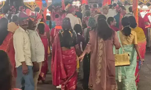 चांदपोल की सड़कों पर निकली श्रीराम बारात, श्रद्धालुओं ने लगाए जयकारे