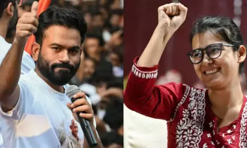 नेहा बोरा और CJP वाले अभिजीत दिपके की प्रेस कॉन्फ्रेंस में हंगामा