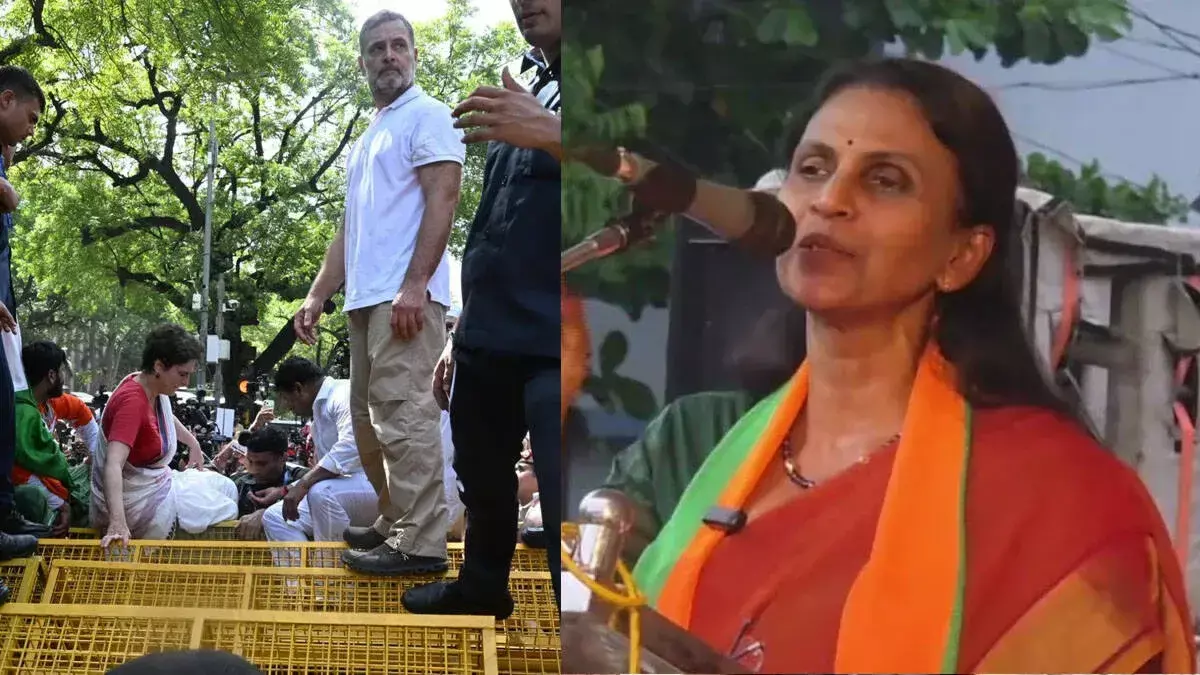 राहुल गांधी पर टिप्पणी को लेकर घिरीं आर श्रीलेखा, शिकायत दर्ज राहुल गांधी पर टिप्पणी को लेकर घिरीं आर श्रीलेखा, शिकायत दर्ज