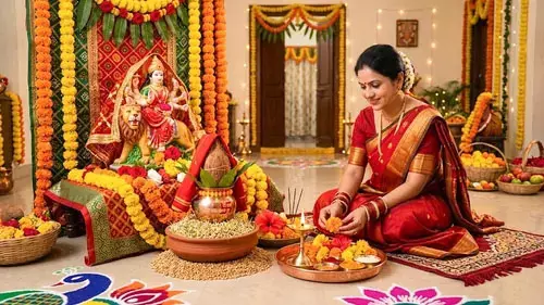 नवरात्रि की पूजा सामग्री का ऐसे करें विसर्जन नवरात्रि की पूजा सामग्री का ऐसे करें विसर्जन