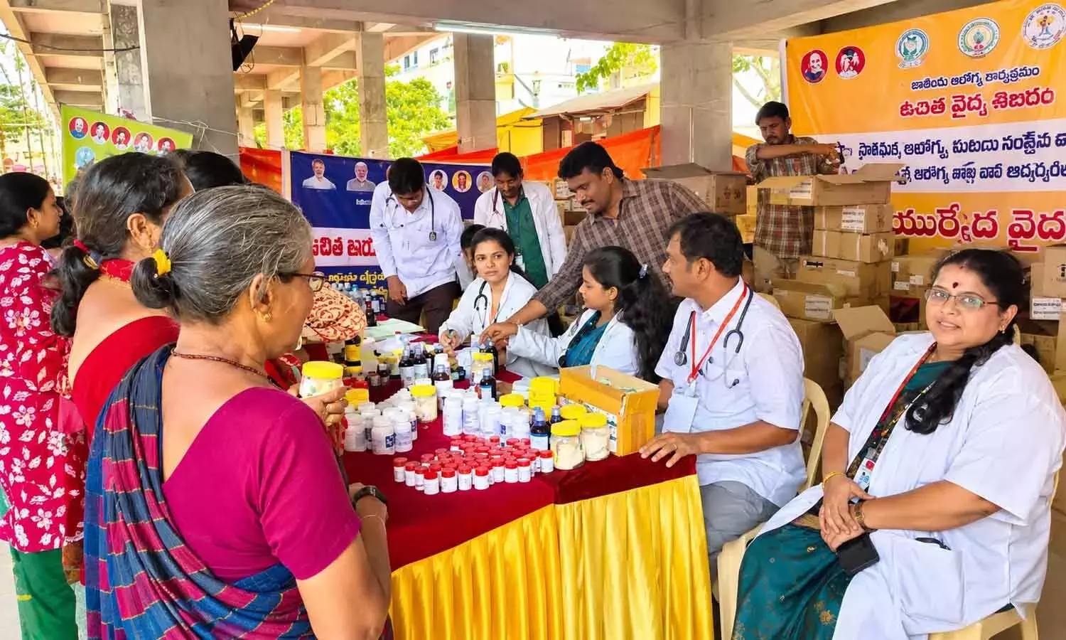 Andhra: निःशुल्क आयुर्वेदिक चिकित्सा शिविर Andhra: निःशुल्क आयुर्वेदिक चिकित्सा शिविर