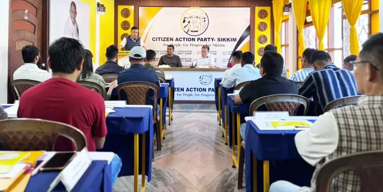 जमीनी संगठन की मजबूती पर CAP-सिक्किम का जोर, ACECs संग बैठक जमीनी संगठन की मजबूती पर CAP-सिक्किम का जोर, ACECs संग बैठक