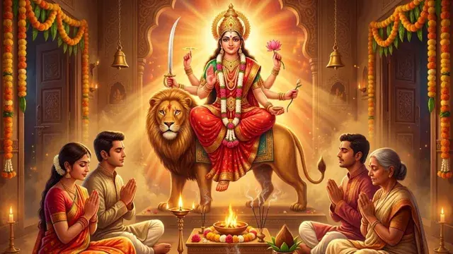 विवाह की कामना के लिए मां कात्यायनी की उपासना, नवरात्रि के छठे दिन का विशेष महत्व विवाह की कामना के लिए मां कात्यायनी की उपासना, नवरात्रि के छठे दिन का विशेष महत्व