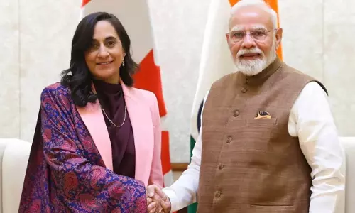 भारत-कनाडा संबंधों के बीच पीएम मोदी से अनिता आनंद की मुलाकात भारत-कनाडा संबंधों के बीच पीएम मोदी से अनिता आनंद की मुलाकात