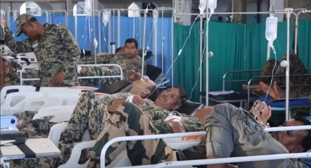 स्वास्थ्य बिगड़ा: फूड पॉइजनिंग के शिकार हुए BSF के 84 जवान